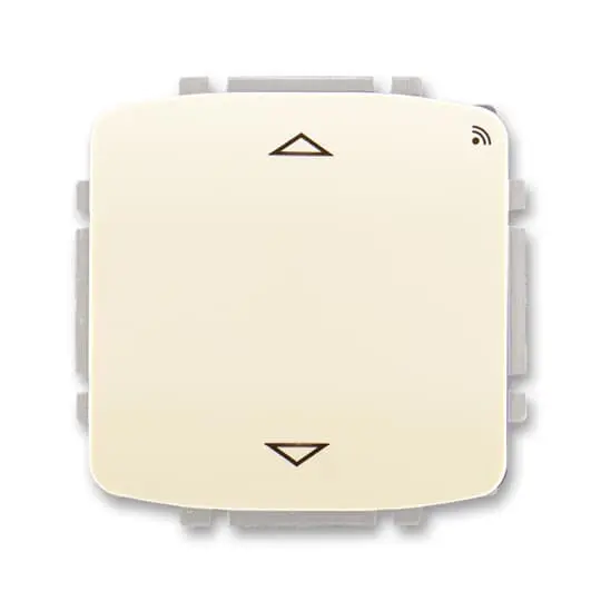 spínač žaluziový s krátkocestným ovladačem, s RF přijímačem, 868 MHz, slonová kost, design TANGO